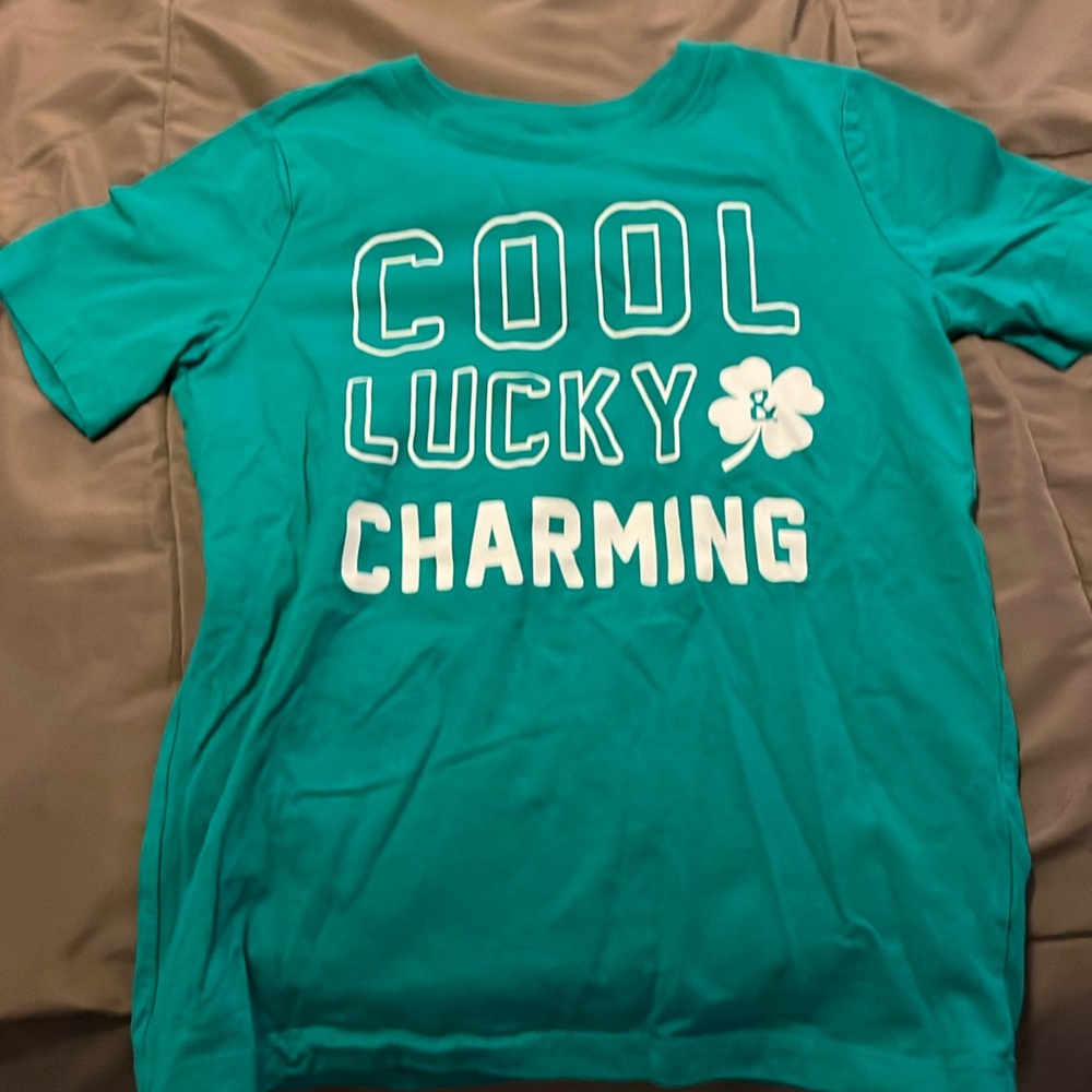 Boys size 7 st Patrick’s day shirt